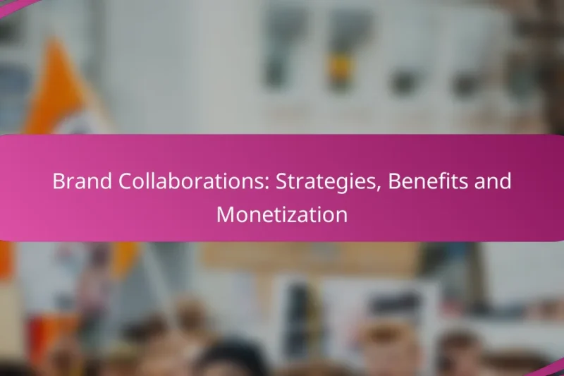 Brand Collaborations: Strategies, Benefits and Monetization
