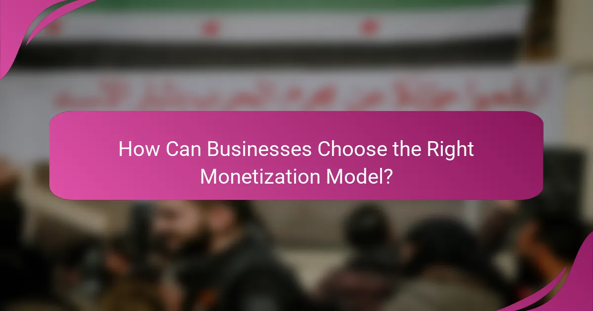 How Can Businesses Choose the Right Monetization Model?
