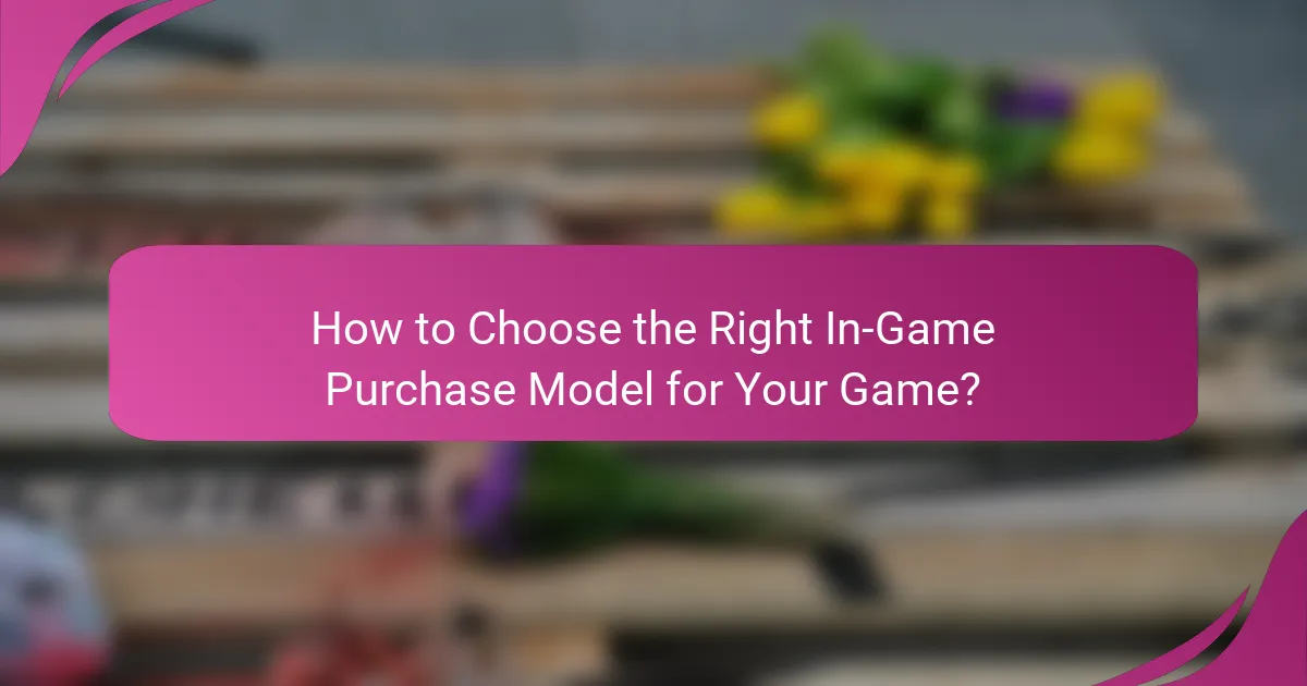 How to Choose the Right In-Game Purchase Model for Your Game?