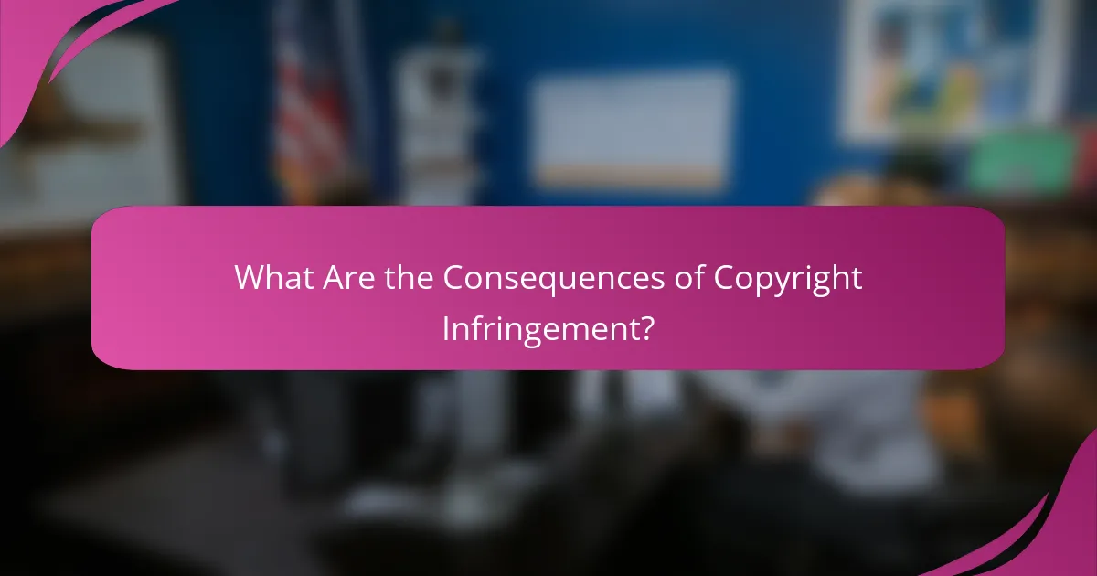 What Are the Consequences of Copyright Infringement?
