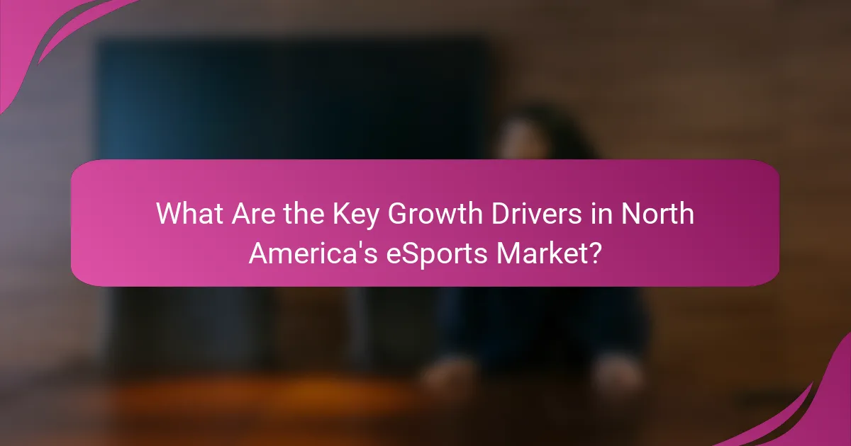 What Are the Key Growth Drivers in North America's eSports Market?
