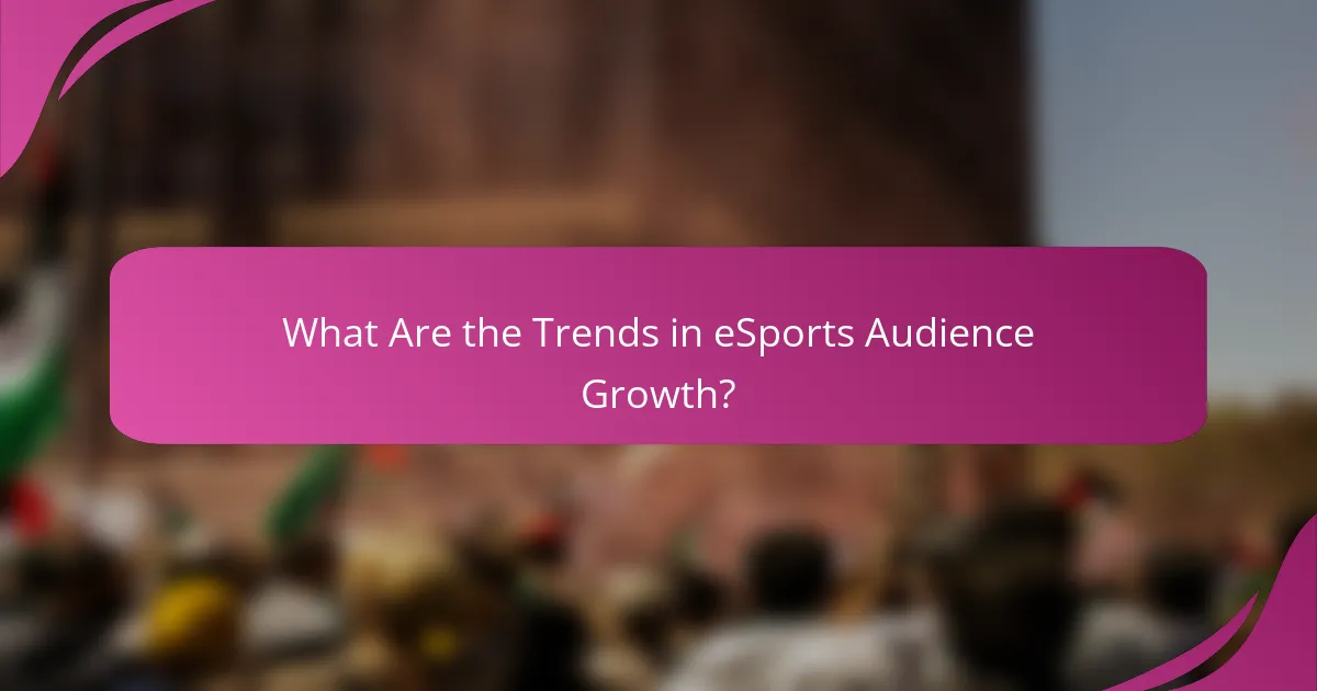 What Are the Trends in eSports Audience Growth?
