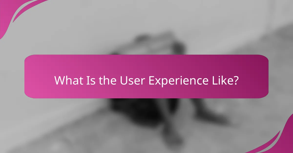 What Is the User Experience Like?
