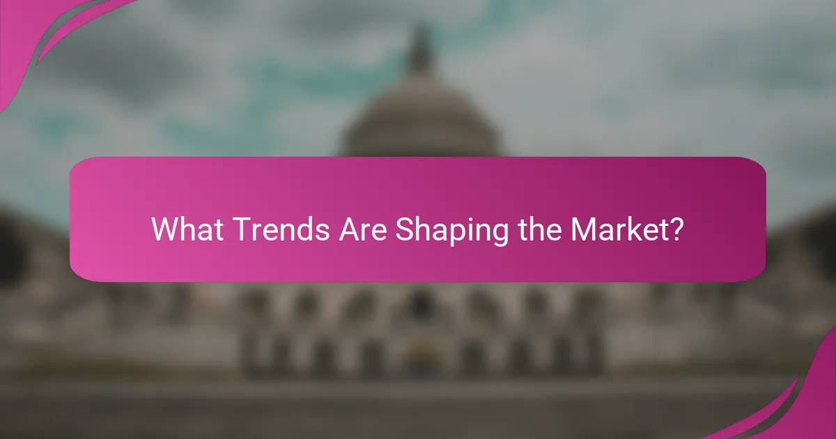 What Trends Are Shaping the Market?